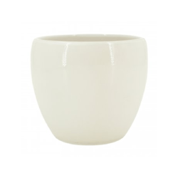 Vaso De Cerâmica Lorance Branco 15X13Cm - 1 Unidade