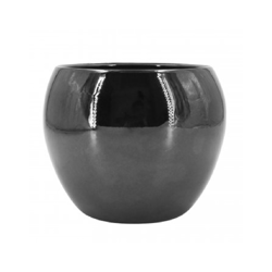 Vaso De Cerâmica Ts Brasil Chumbo 15Cm Para Jardim