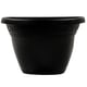 Vaso De Parede Vicenza Preto Tamanho 1 Para Jardim - Tamanho 1
