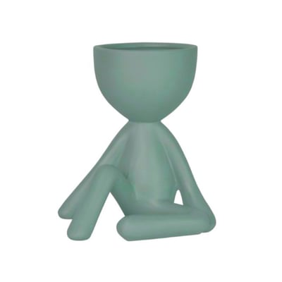 Vaso Decorativo Bob Sentado Fosco - Ideias & Artes