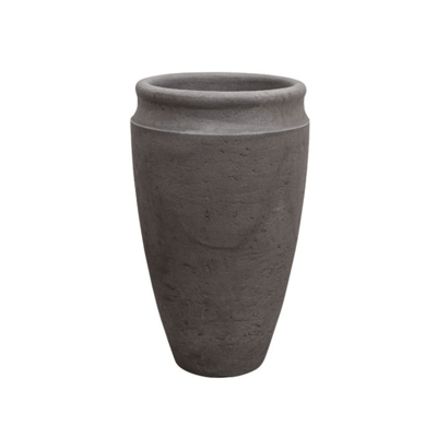 Vaso Decorativo Japi Preto Ardósia N° 56 Para Jardim