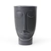 Vaso Decorativo Nutriplan Faces Homem Preto Para Jardim