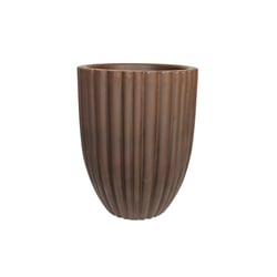 Vaso Decorativo Vasart Cacau Rusty Para Jardim