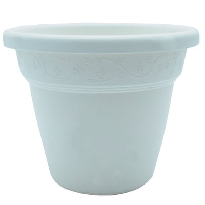 Vaso Decorativo Vicenza Desli Branco 19Cm - 1 Unidade - 19 Centímetros