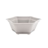 Vaso Desli Branco Para Suculenta/Bonsai - Com Prato