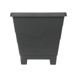Vaso Desli Milão 37Cm Preto Para Jardim - 37 Centímetros
