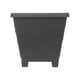 Vaso Desli Milão 37Cm Preto Para Jardim - 37 Centímetros - 37 Centímetros