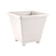 Vaso Desli Milão Branco 20Cm Para Jardim - 20 Centímetros - 20 Centímetros