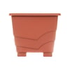 Vaso Desli Milão Marrom 13Cm Para Jardim - 13 Centímetros