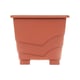 Vaso Desli Milão Marrom 13Cm Para Jardim - 13 Centímetros - 13 Centímetros