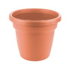 Vaso Desli Vicenza Marrom 35Cm Para Jardim - 35 Centímetros