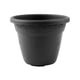 Vaso Desli Vicenza Preto - 10Cm Para Jardim - 10 Centímetros - 10 Centímetros