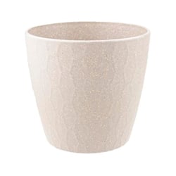 Vaso Evo Colmeia Marfim Tamanho G Para Jardim