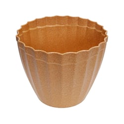 Vaso Evo Plissado Cerejeira Tamanho M Para Jardim