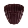 Vaso Evo Plissado Imbuia Tamanho M Para Jardim