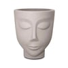 Vaso Faces Menino Nutriplan Cor Cimento Para Jardim