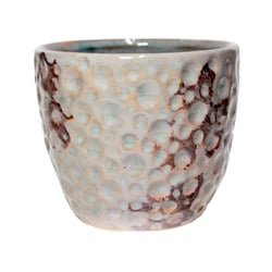 Vaso Floral Atlanta Cerâmica P - Berinjela Para Jardim - Tamanho P