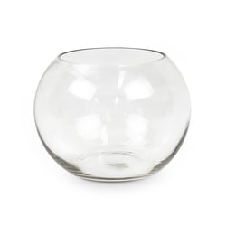 Vaso Floral Atlanta Vidro Transparente Para Jardim