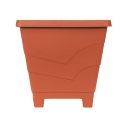 Vaso Marrom Desli Milão 37Cm Para Jardim - 37 Centímetros