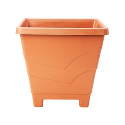 Vaso Milão Marrom Desli 20Cm Para Jardim - 20 Centímetros