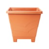 Vaso Milão Marrom Desli 20Cm Para Jardim - 20 Centímetros