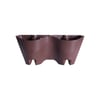 Vaso Modular Okla Parede Tabaco Para Jardim