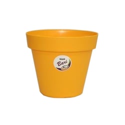Vaso Okla Bari Amarelo Tamanho 2 Para Jardim