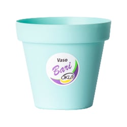 Vaso Okla Bari Azul Acqua Para Jardim - Tamanho 4
