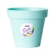 Vaso Okla Bari Azul Acqua Para Jardim - Tamanho 4 - Tamanho 4