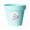 Vaso Okla Bari Azul Acqua Tamanho 1 Para Jardim