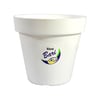 Vaso Okla Bari Branco 2,4L Para Jardim - 2,4 Litros