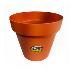 Vaso Okla Bari Eco Terracota - Tamanho 2 Para Jardim