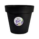 Vaso Okla Bari Preto 700Ml Para Jardim - 700 Mililitros - 700 Mililitros