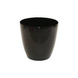Vaso Okla Oxford Preto 900Ml Para Jardim - 900 Mililitros