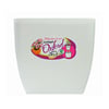 Vaso Okla Oxford Quadrado Branco - 1,2Ml Para Jardim - 1,2 Mililitros
