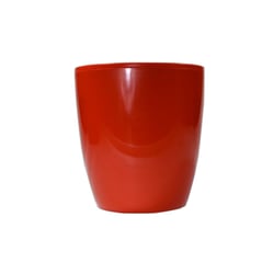 Vaso Okla Oxford Vermelho Para Jardim