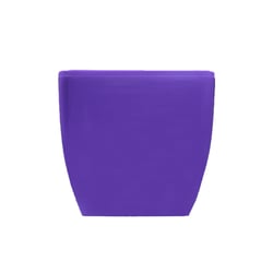 Vaso Oxford Quadrado Fg Import Lilás Vintage 9 Cm