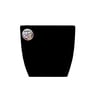 Vaso Oxford Quadrado Fg Import Preto 9 Cm - 500 Mililitros