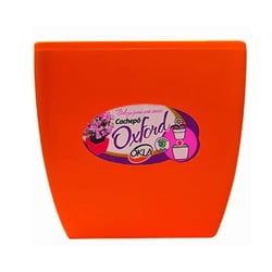 Vaso Oxford Quadrado Fg Import Vermelho 9 Cm