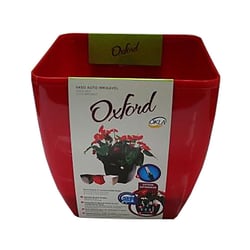 Vaso Oxford Quadrado Vermelho 3L Okla Para Jardim