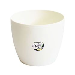 Vaso Oxford Redondo Okla Branco 12Cm - 1 Unidade - 700 Mililitros