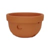 Vaso Para Orquídeas Boa Nova Cerâmica Natural Tamanho P