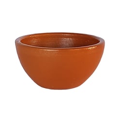 Vaso Para Suculentas Boa Nova Cerâmica Natural - Tamanho PP