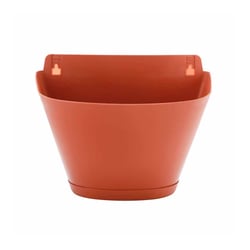 Vaso Parede Desli Nice 30 Com Prato Marrom Para Jardim