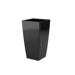 Vaso Piza Vasart Preto 14X26 Para Jardim