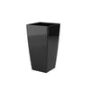 Vaso Piza Vasart Preto 14X26 Para Jardim