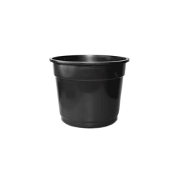 Vaso Plástico Preto Nutriplan Nº 1 - 1 Unidade