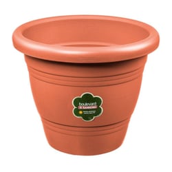 Vaso Plástico Redondo Sanremo Terra Cota 45 Cm - 1 Unidade