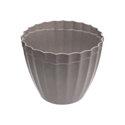 Vaso Plissado Evo Cinza Petra P - Tamanho P