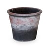 Vaso Redondo Atlanta Terracota - Bege E Cinza Para Jardim